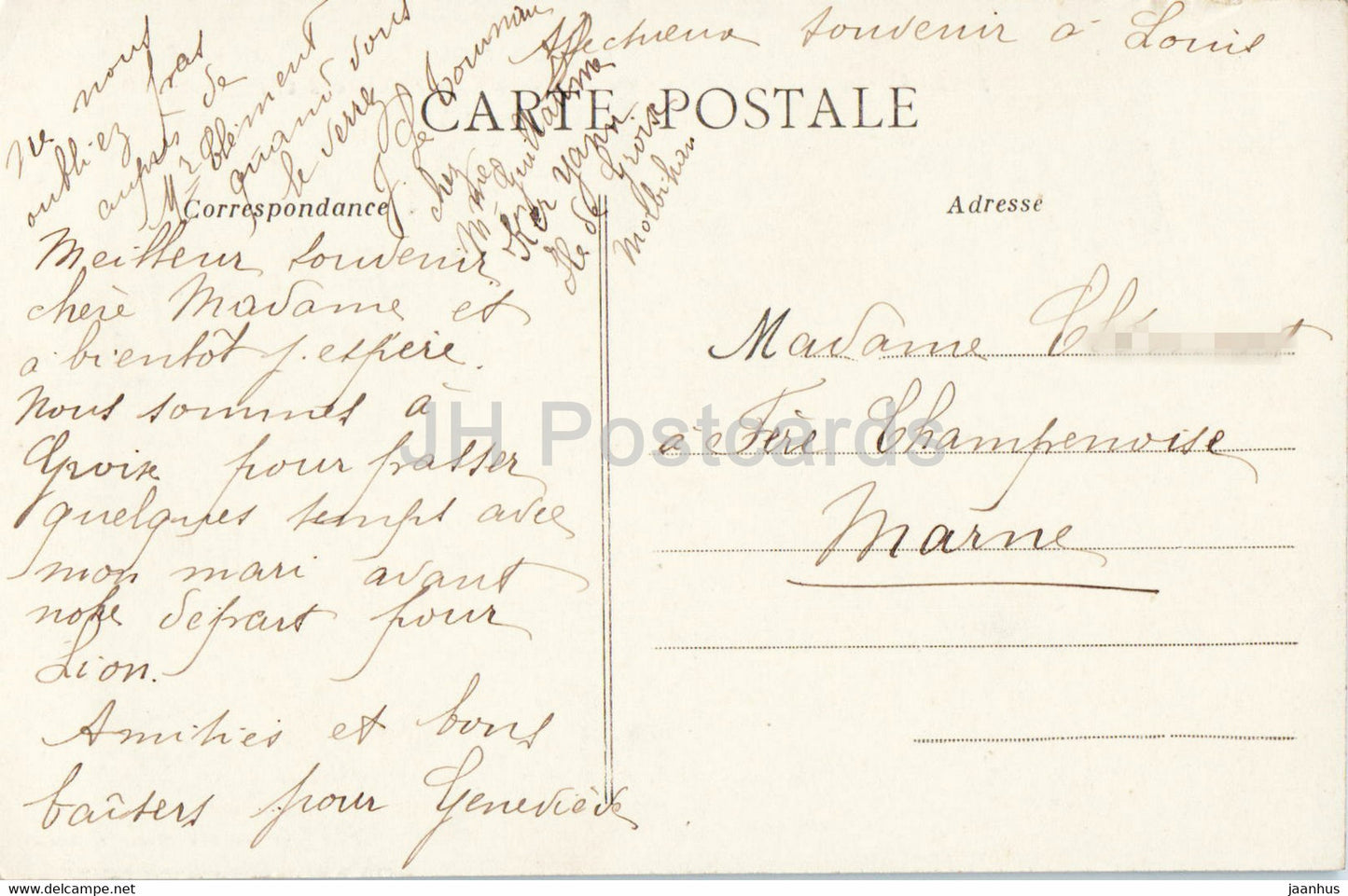 Ile de Groix - Rochers de Locmaria - La Pointe des Chats - 7124 - old postcard - France - used