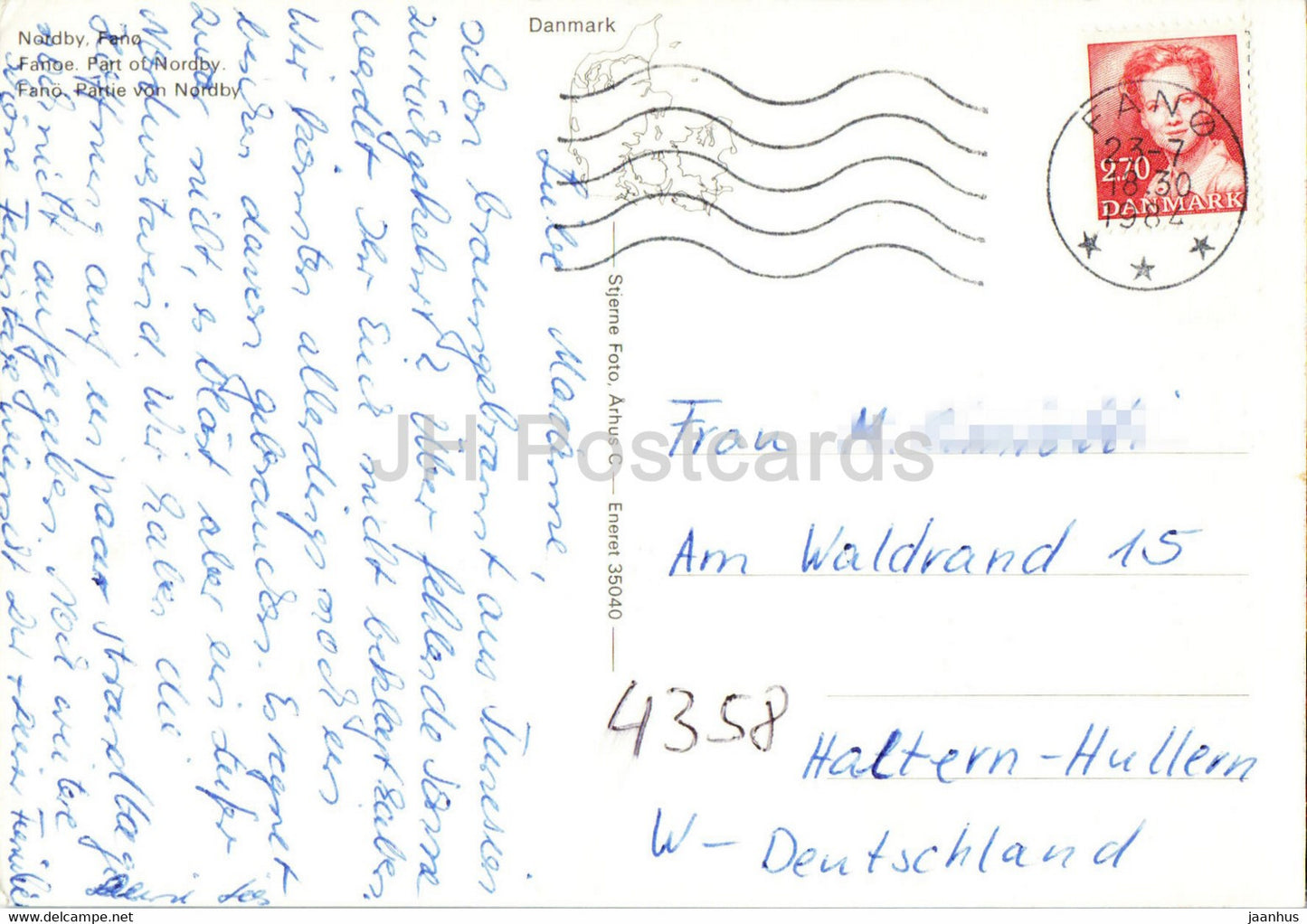 Fano - Nordby - 1984 - Danemark - d'occasion