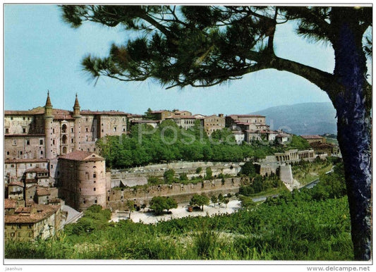 panorama - Urbino - Marche - 75 - Italia - Italy - used - JH Postcards