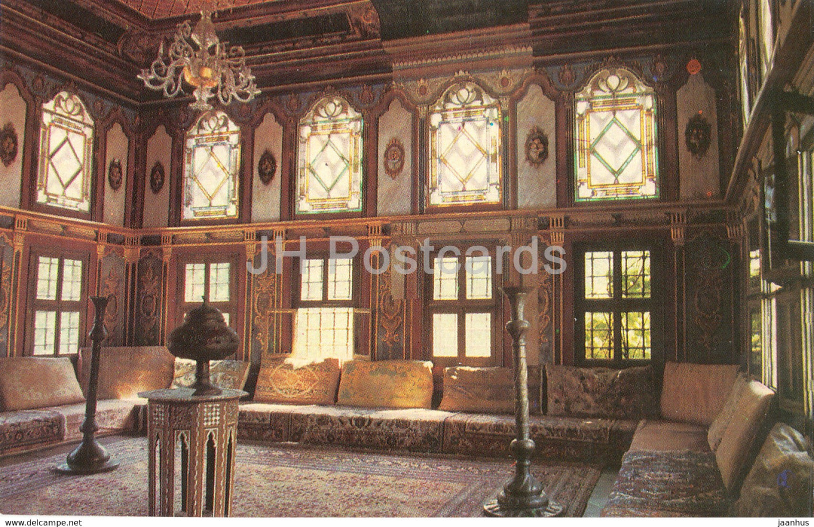 Bakhchisaray Historical Museum - fruit gazebo - golden cabinety - 1974 - Ukraine USSR - unused - JH Postcards