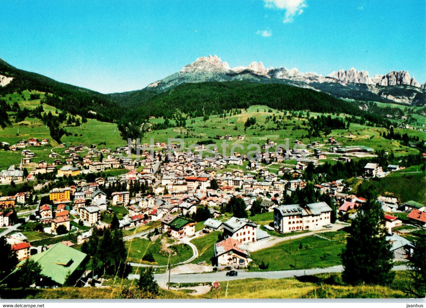 Moena 1200 m - Dolomiti - panorama - General view - Italy - unused - JH Postcards