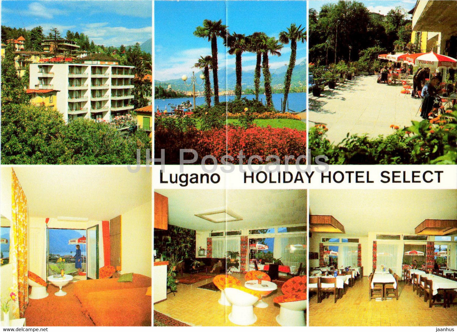 Holiday Hotel Select - Lugano - Switzerland - unused - JH Postcards