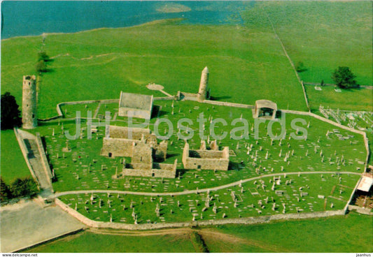 Clonmacnoise - Aerial View - 1988 - Ireland - used - JH Postcards