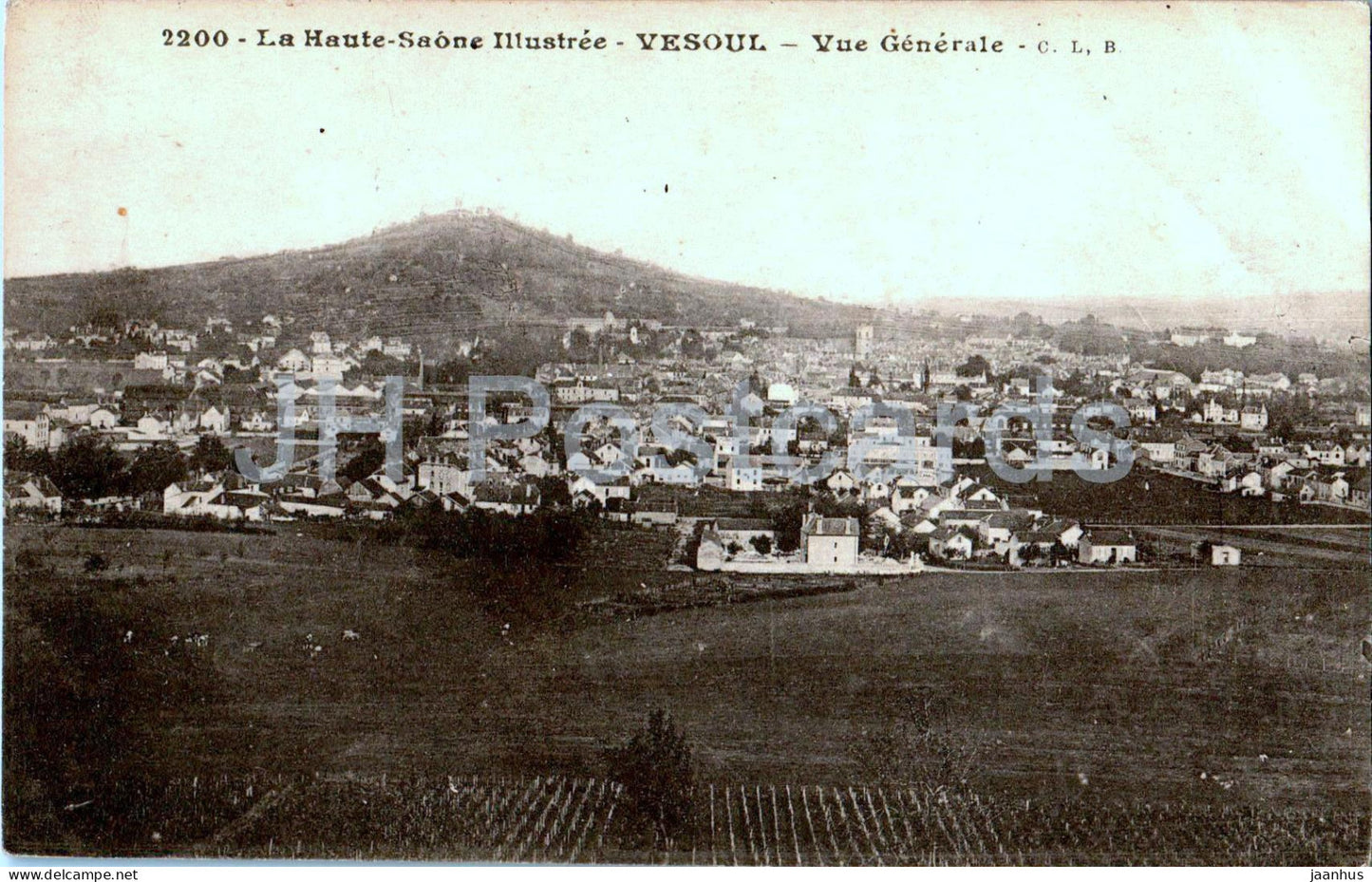 Vesoul - Vue Generale - La Haute Saone Illustree - 2200 - old postcard - 1917 - France - used - JH Postcards