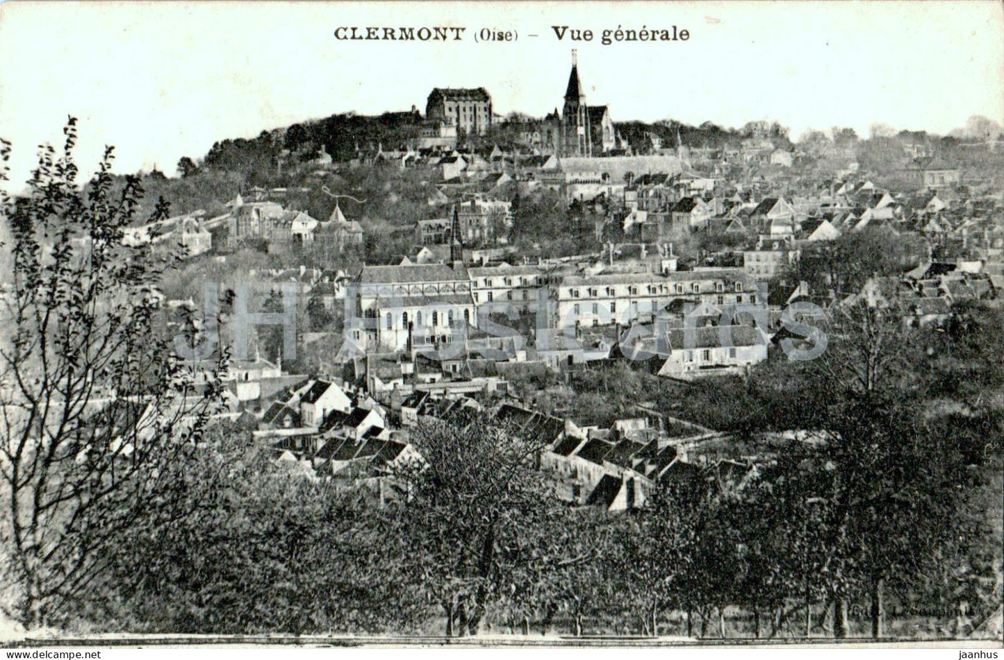 Clermont - Oise - Vue Generale - old postcard - France - unused - JH Postcards