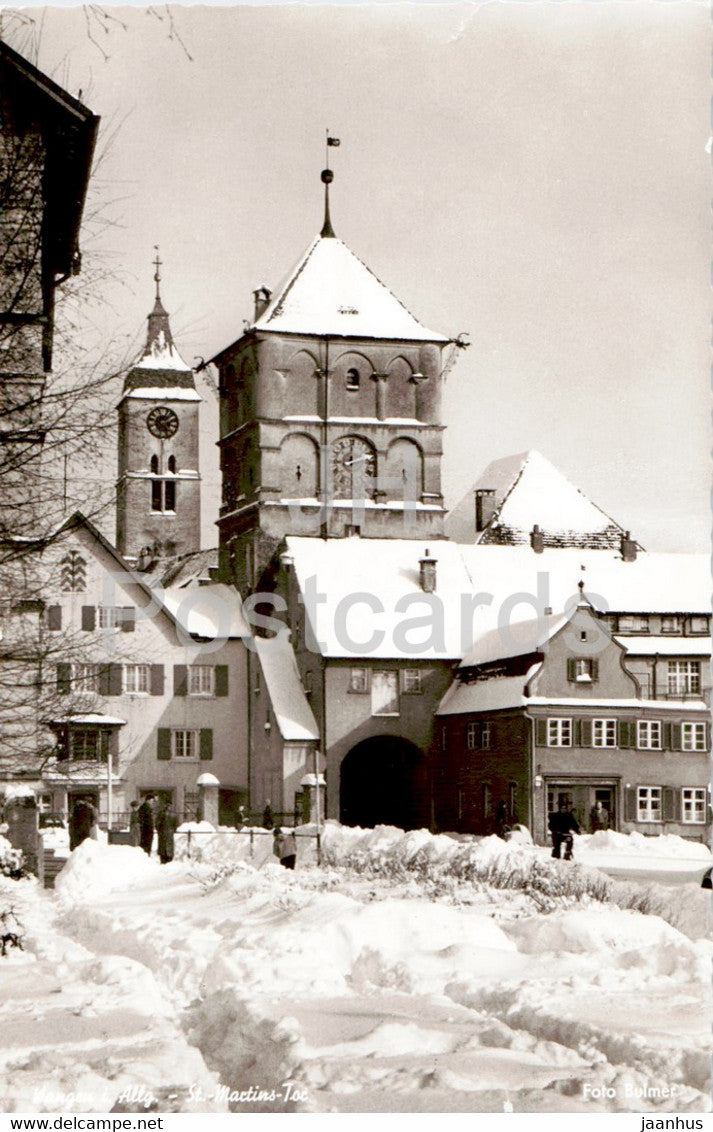 Wangen i Allg - St Martins Tor - Germany - used - JH Postcards