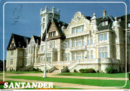 Santander - Palacio de la Magdalena - palace - 112 - 1998 - Spain - used - JH Postcards