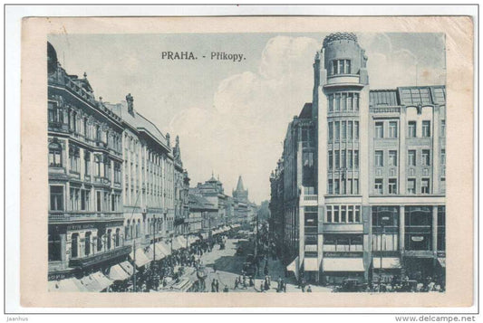 Prikopy - Praha - Czech Republik - R. W. P. - old postcard - sent from Czech Republik to Estonia 1920 Kohila - used - JH Postcards
