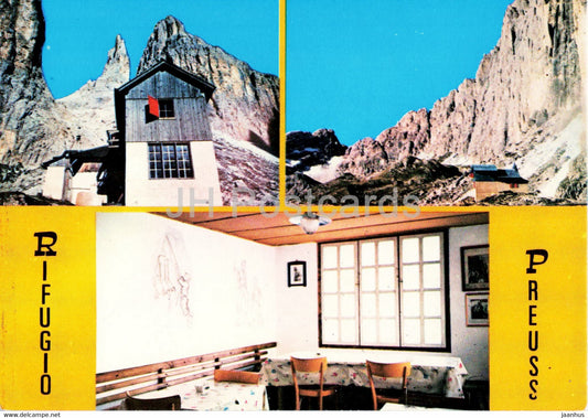 Rifugio Preuss - Gruppo del Catinaccio - Italy - unused - JH Postcards
