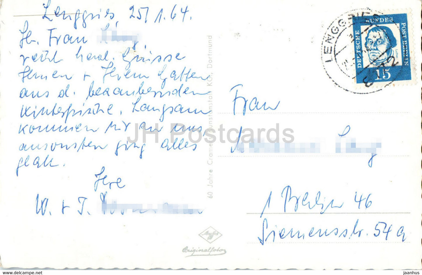 Lenggries - Brauneck - carte postale ancienne - 1964 - Allemagne - utilisé