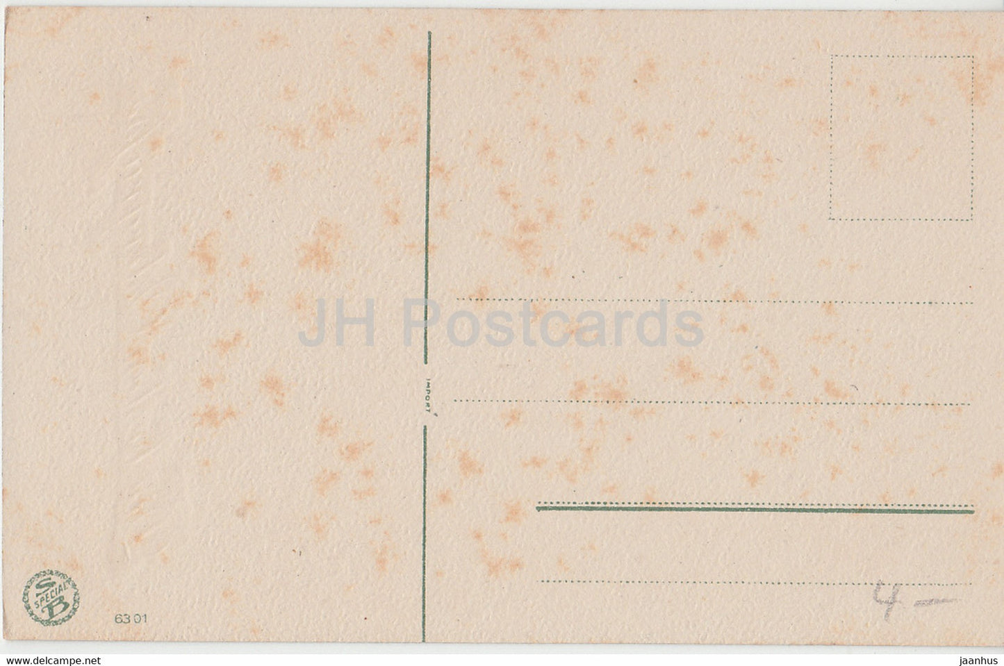 Carte de vœux de Pâques - Die Besten Ostergrusse - fleurs - SB Special 6301 - carte postale ancienne - Allemagne - inutilisée
