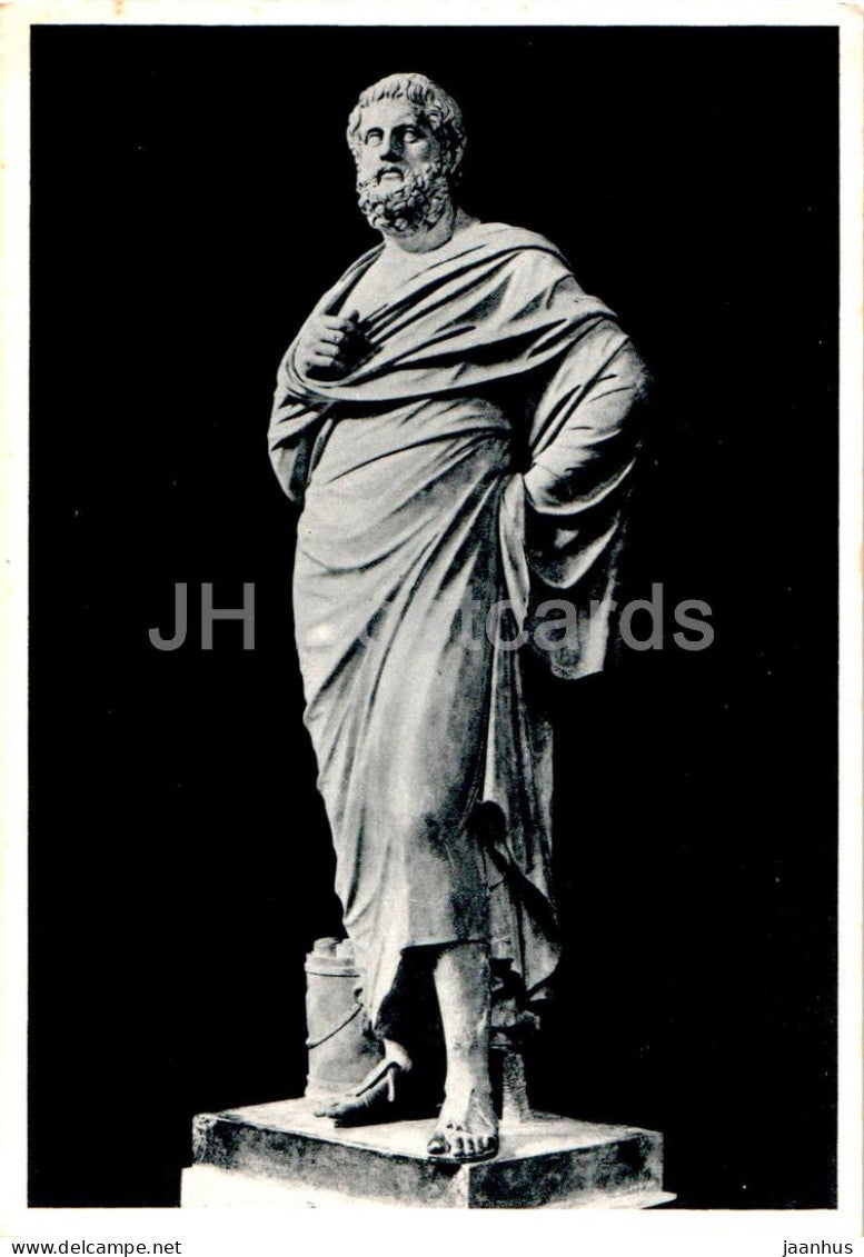 Roma - Museo Profano Lateranense - Sofocle - Sophocles - sculpture - old postcard - Italy - unused - JH Postcards