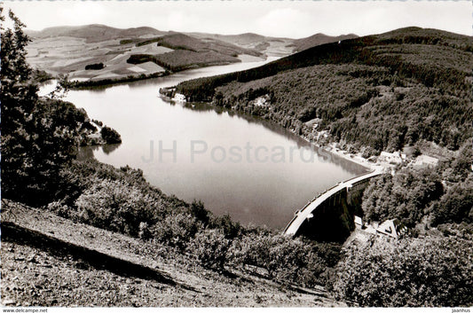 Diemeltalsperre - old postcard - Germany - unused - JH Postcards