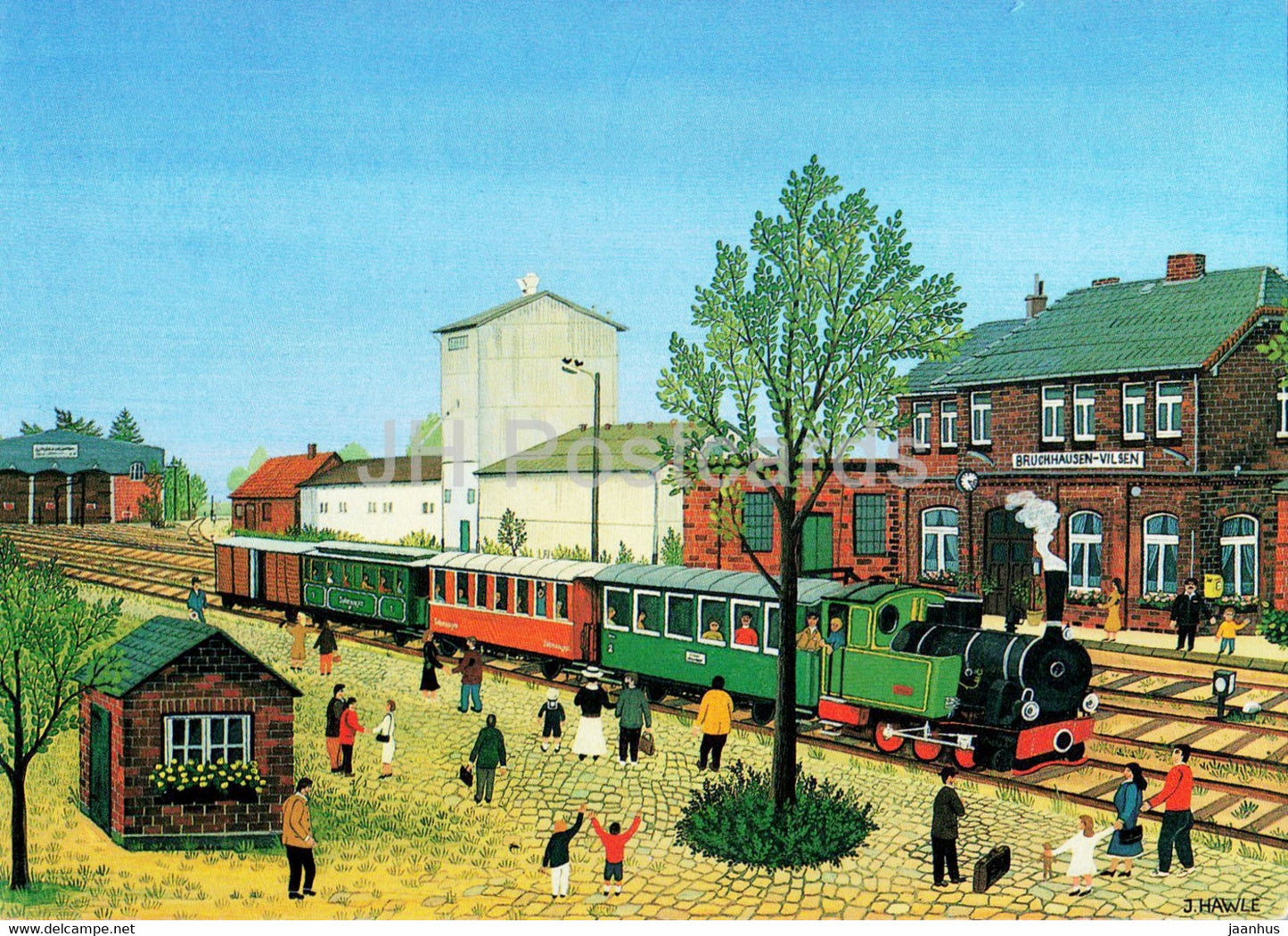 Die Erste Museumseisenbahn Deutschlands in Bruchhausen Vilsen - J. Hawle train - railway - locomotive - Germany - unused - JH Postcards