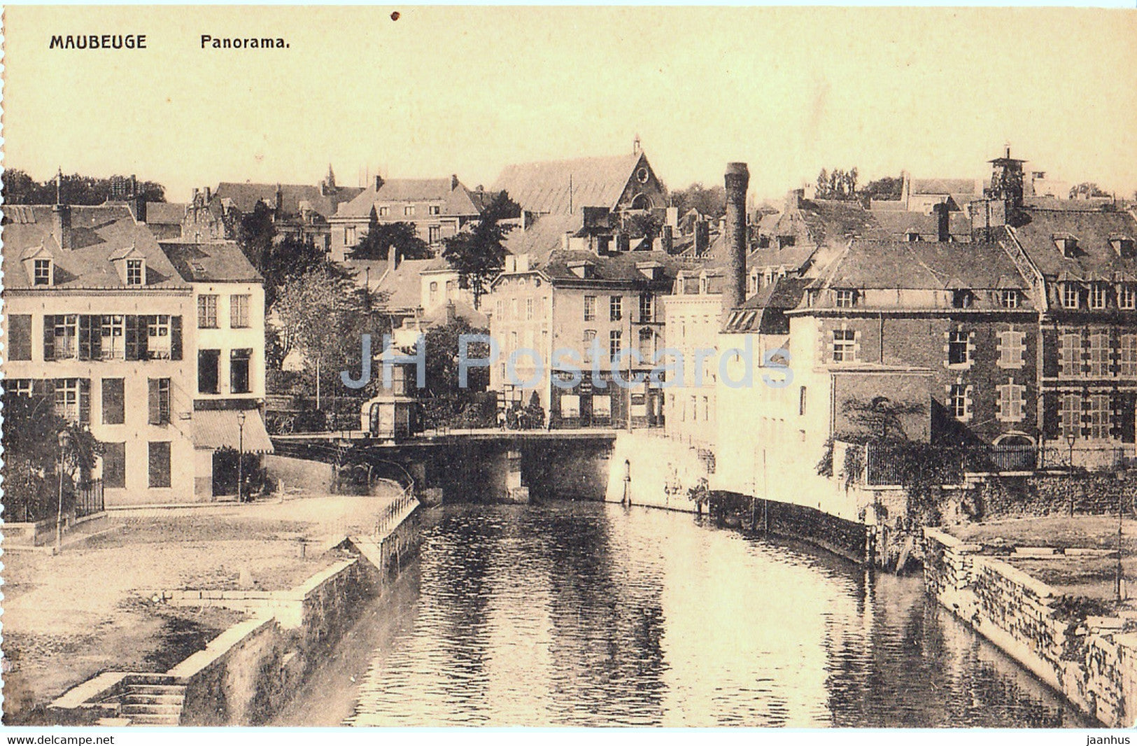 Maubeuge - Panorama - old postcard - France - unused - JH Postcards