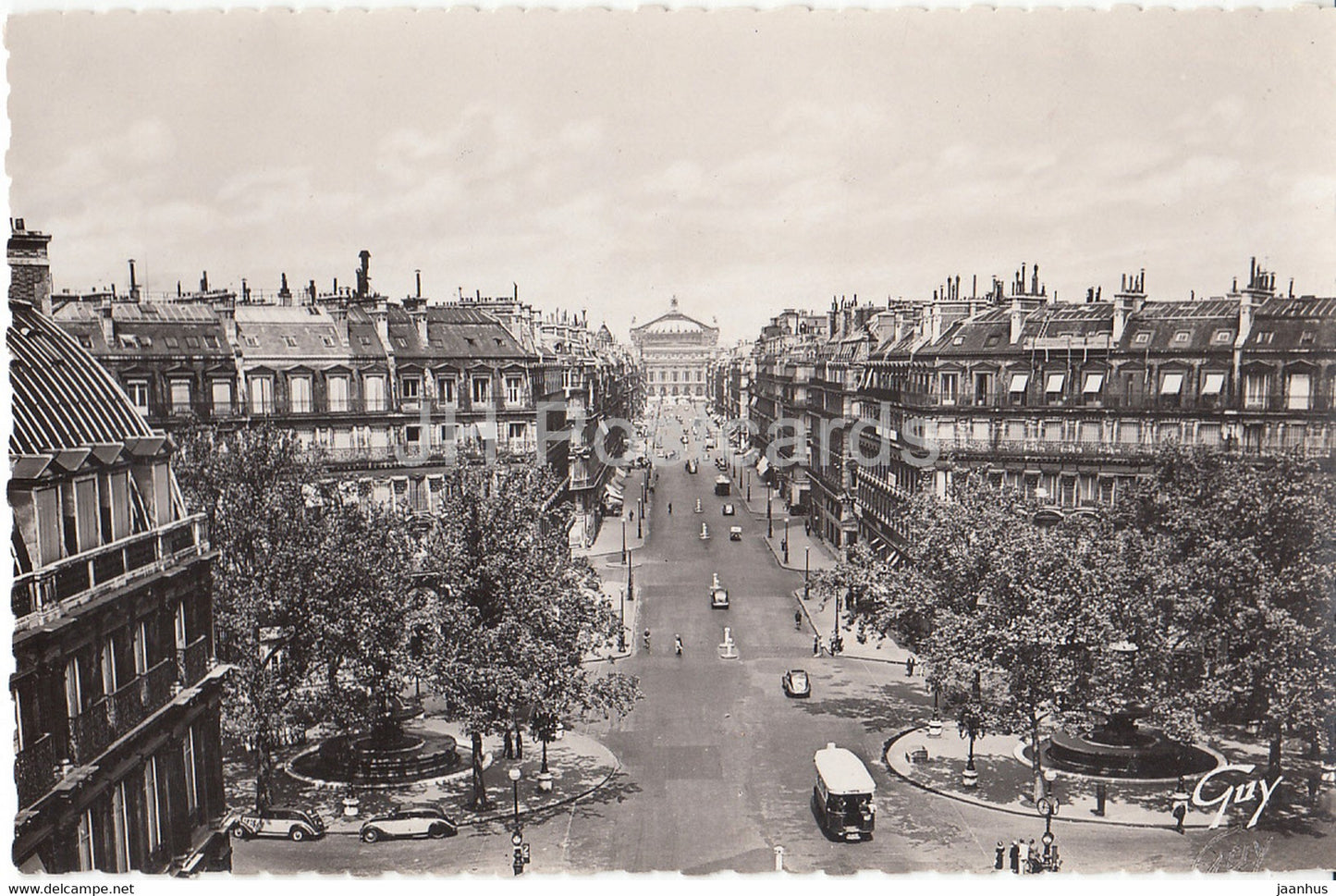 Paris Et Ses Merveilles - L'Avenue  de l'Opera - 316 - old postcard - France - unused - JH Postcards