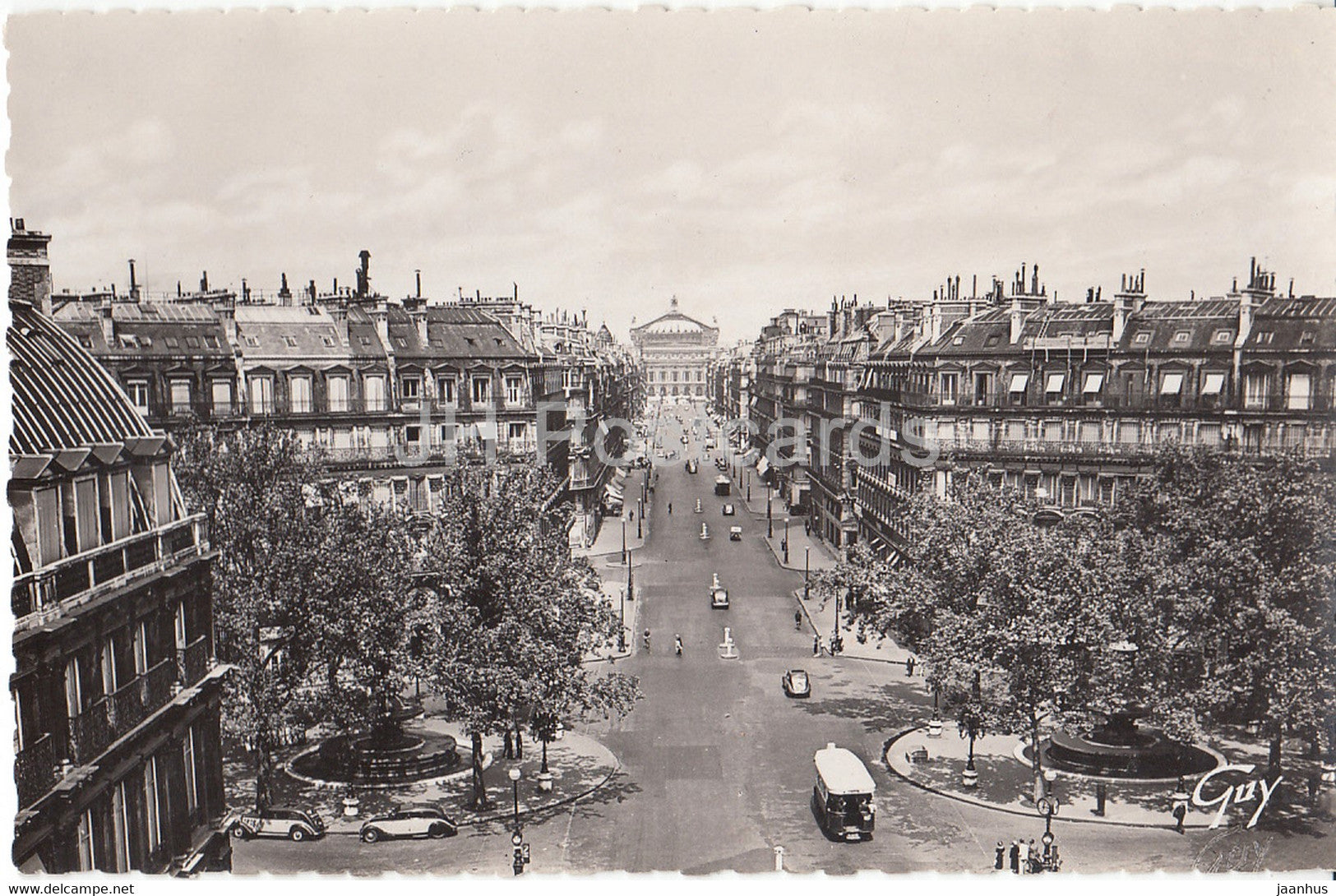 Paris Et Ses Merveilles - L'Avenue  de l'Opera - 316 - old postcard - France - unused - JH Postcards
