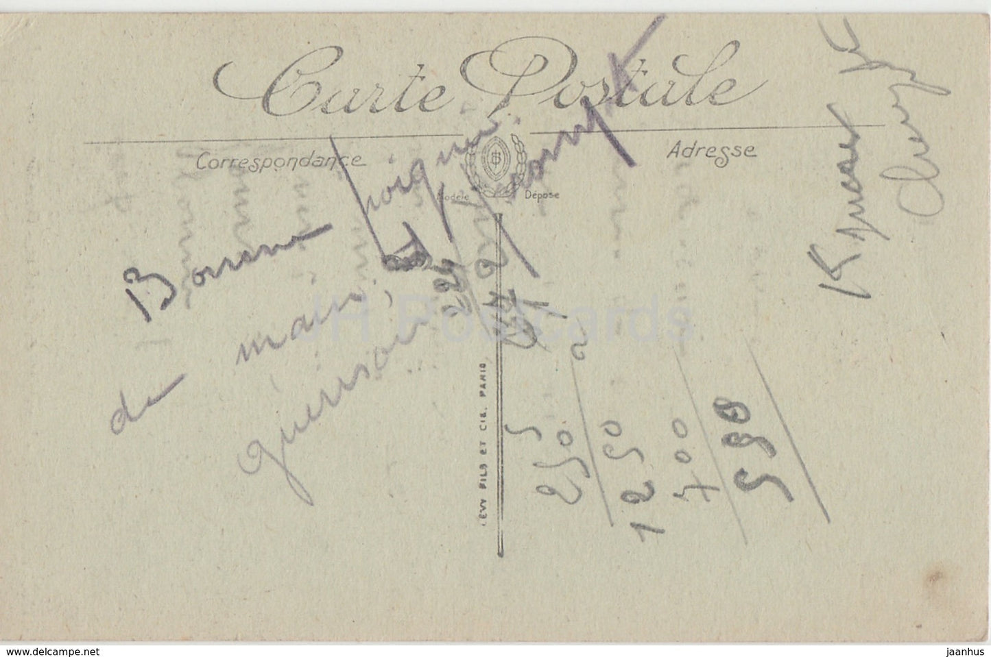 Bordeaux - Monument des Girondins - Denkmal - 199 - alte Postkarte - Frankreich - gebraucht