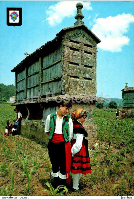 Galicia - Nubeiros de vran - Summer clouds - folk costumes - 13 - Spain - unused - JH Postcards