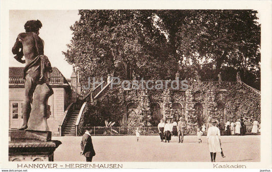 Hannover - Herrenhausen - Kaskaden - old postcard - Germany - unused - JH Postcards