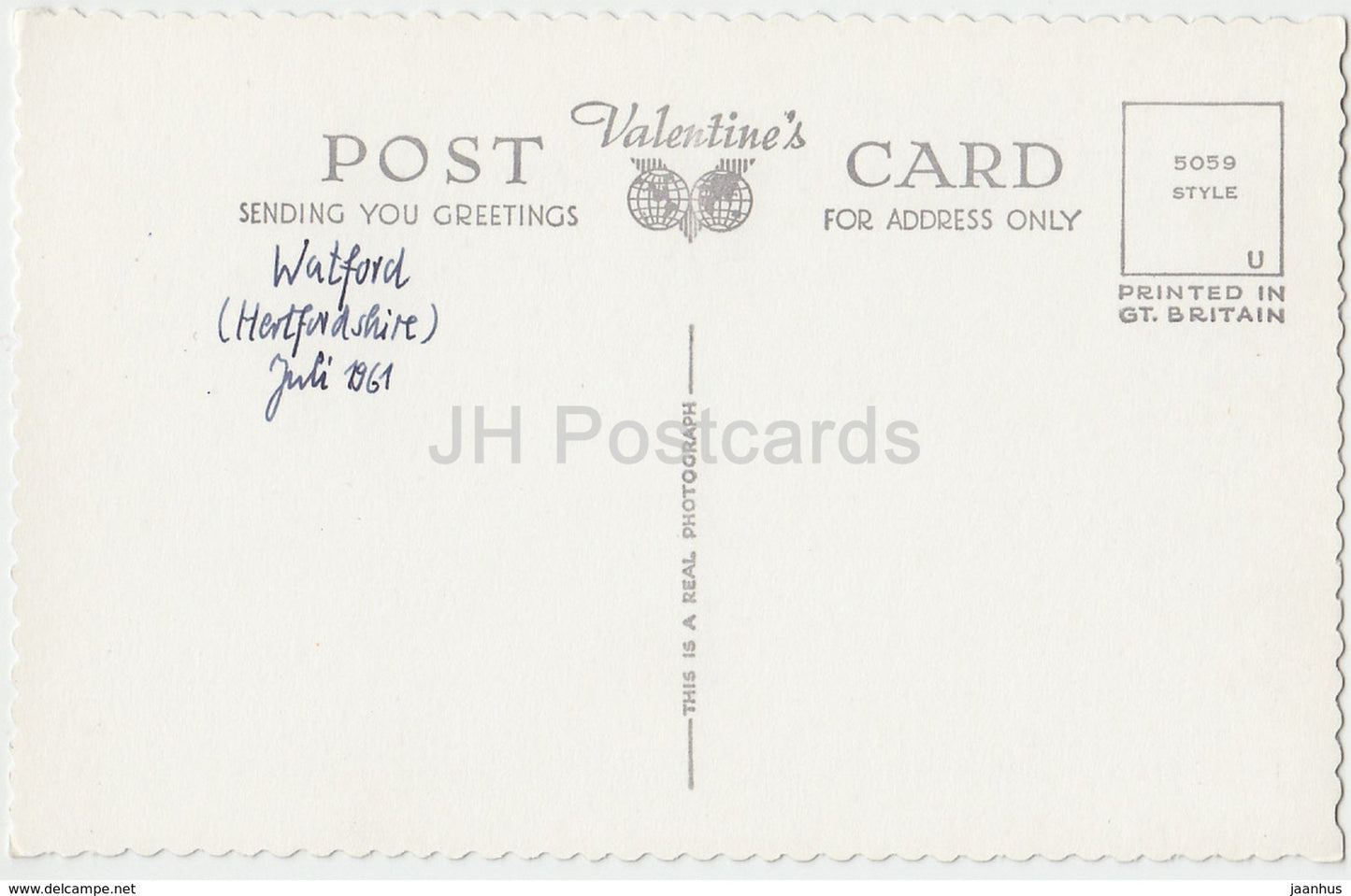 Watford - The Bridges - Cassiobury Park - L 164 - 1961 - United Kingdom - England - used