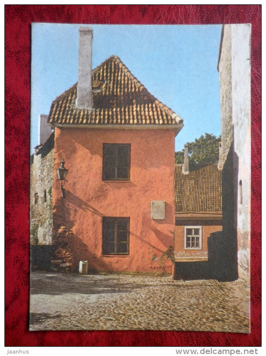 A small house in Toompea built in 17th cent - Tallinn - Old Town - 1986 - Estonia - USSR - unused - JH Postcards