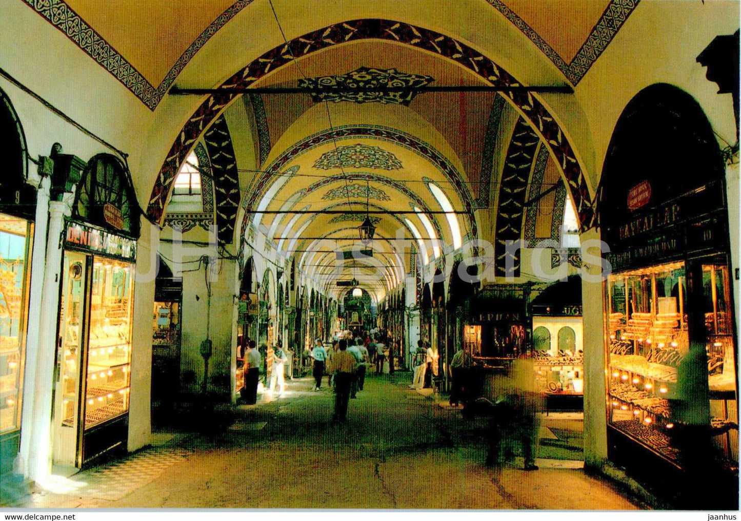 Istanbul - Interieur of Grand Bazaar - 34-45 - Turkey - unused - JH Postcards