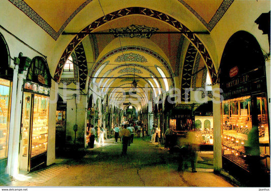 Istanbul - Interieur of Grand Bazaar - 34-45 - Turkey - unused - JH Postcards