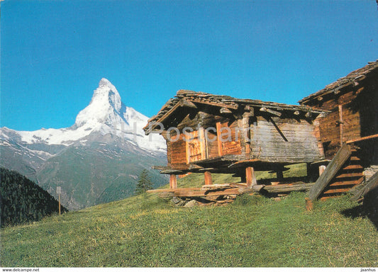Le Cervin 4477 m - Valais - 4045 - 1989 - Switzerland - used - JH Postcards
