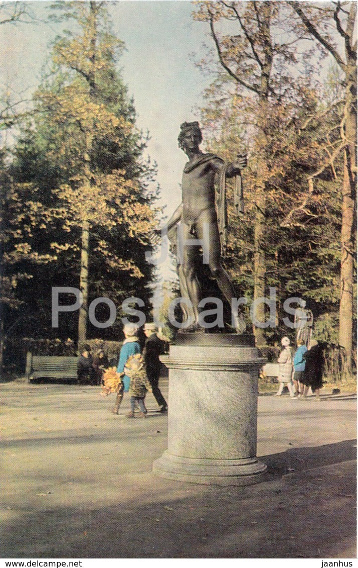 Pavlovsk - Twelve Paths - Apollo of Belvedere Statue - 1971 - Russia USSR -  unused - JH Postcards