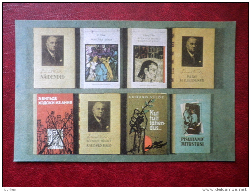 A Section of E. Vilde`s Production - Estonian Printed Book - 1975 - Estonia USSR - unused - JH Postcards