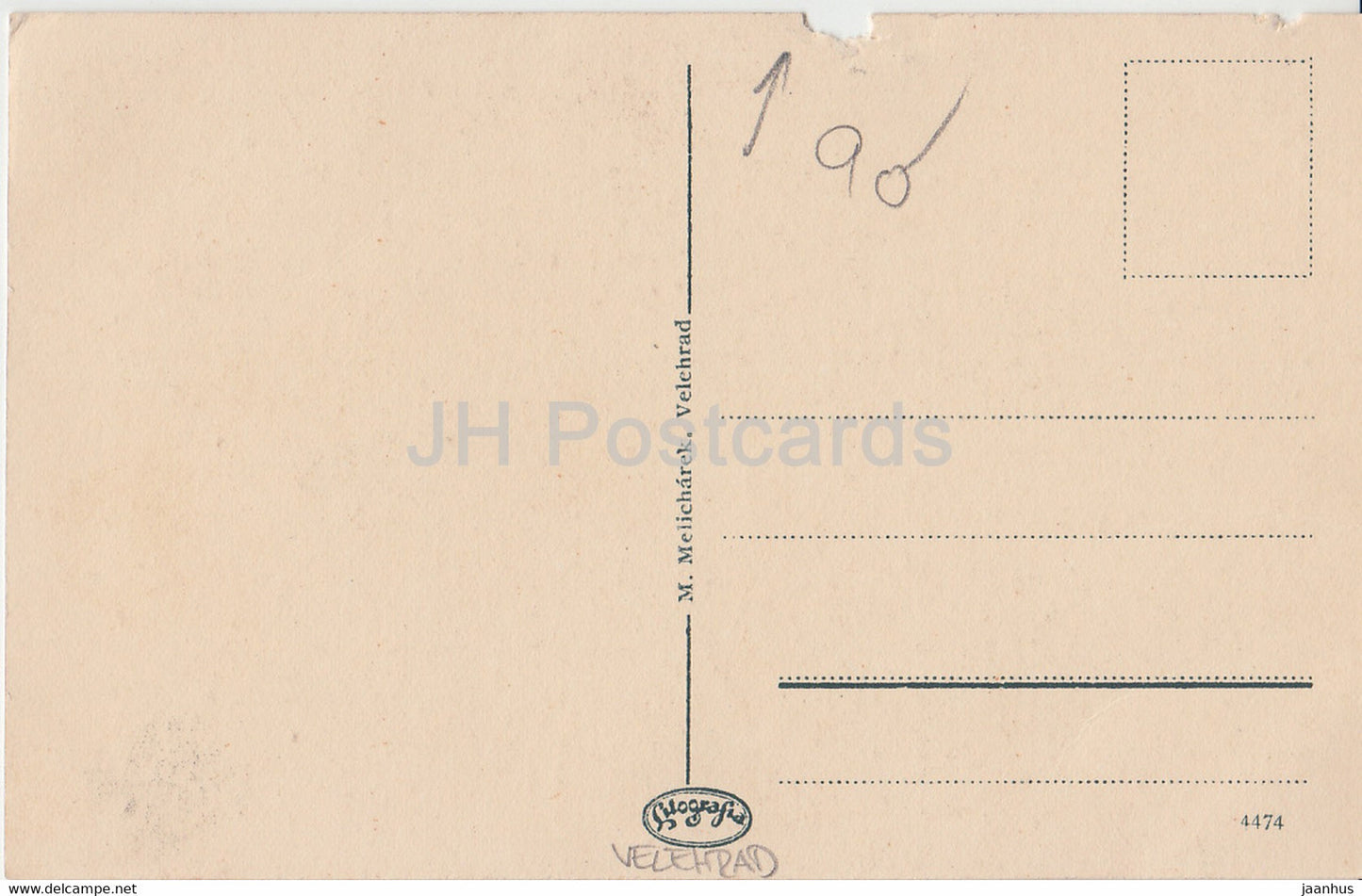 Esercicni Dum Stojanov na Velehrade - Velehrad - old postcard - Czech Republic - unused