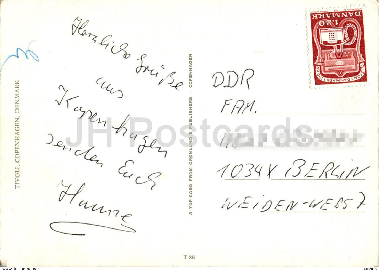 Copenhague - Kobenhavn - Tivoli - multiview - T 35 - Danemark - d'occasion 