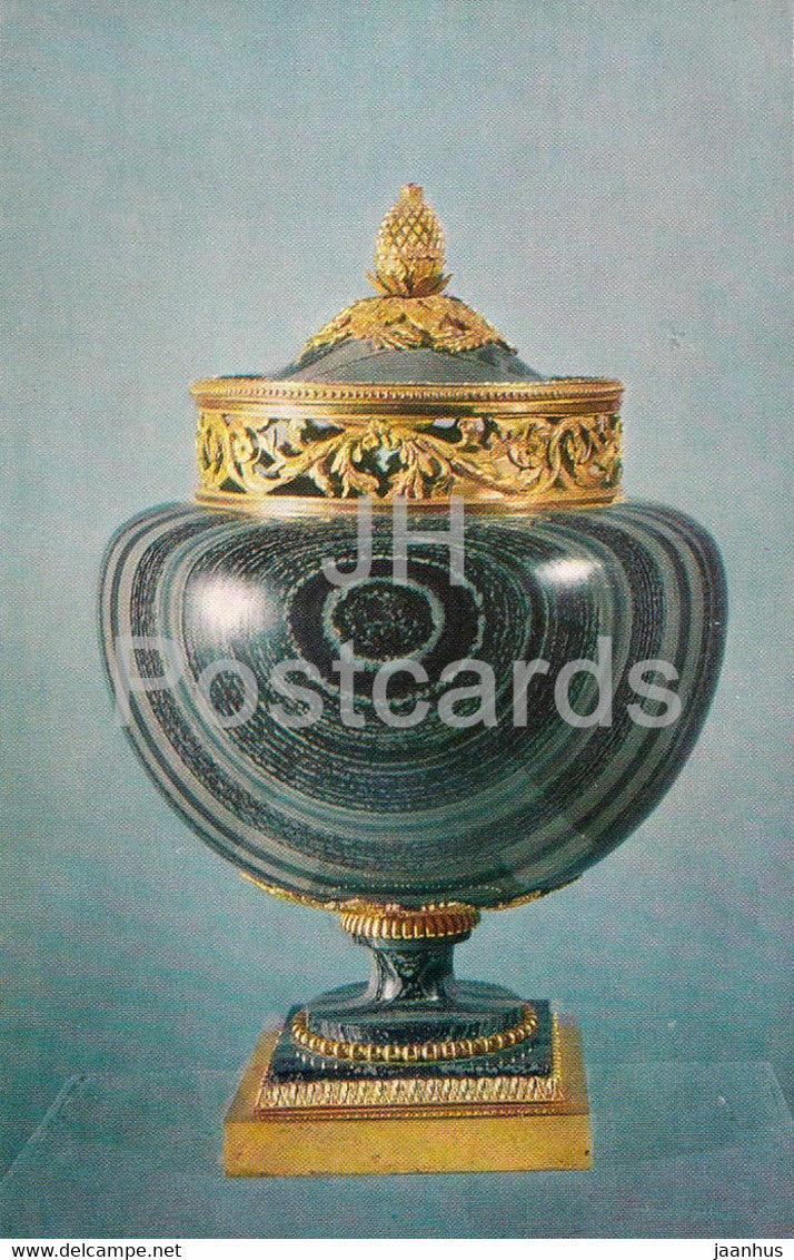 Perfume Burner - Russian Coloured Stone - 1974 - Russia USSR - unused - JH Postcards