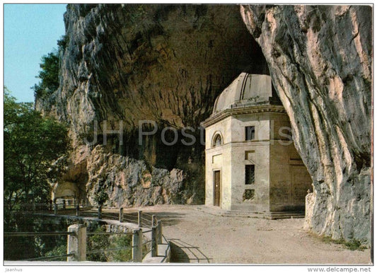 Grotta di Frasassi e Tempio - caves , temple - Fabriano - Ancona - Marche -  22/IV 972 - Italia - Italy - unused - JH Postcards