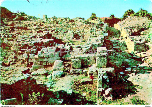 Canakkale - Troy VI - Main Southern Gate - ancient world - Keskin - 1975 - Turkey - used - JH Postcards