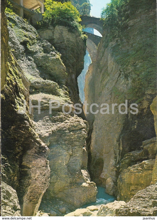 Viamalaschlucht bei Thusis - C 4000 - Switzerland - used - JH Postcards
