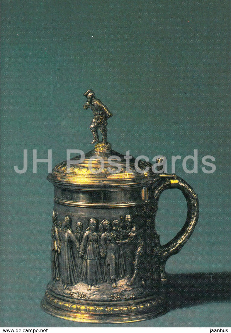 Cup , 1873 - Moscow - Russian Silver Craft - art - 1986 - Russia USSR - used - JH Postcards
