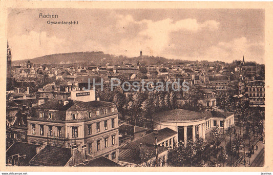 Aachen - Gesamtansicht - 13782 - old postcard - Germany - used - JH Postcards