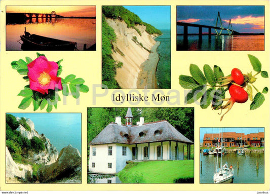 Idylliske Mon - Idyllic Mon - multiview - MO 35 - 1995 - Denmark - used - JH Postcards