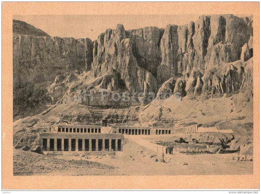 Temple of Hatshepsut 1 , 1520-1500 BC - Egypt - Ancient East Architecture - 1964 - Estonia USSR - unused - JH Postcards