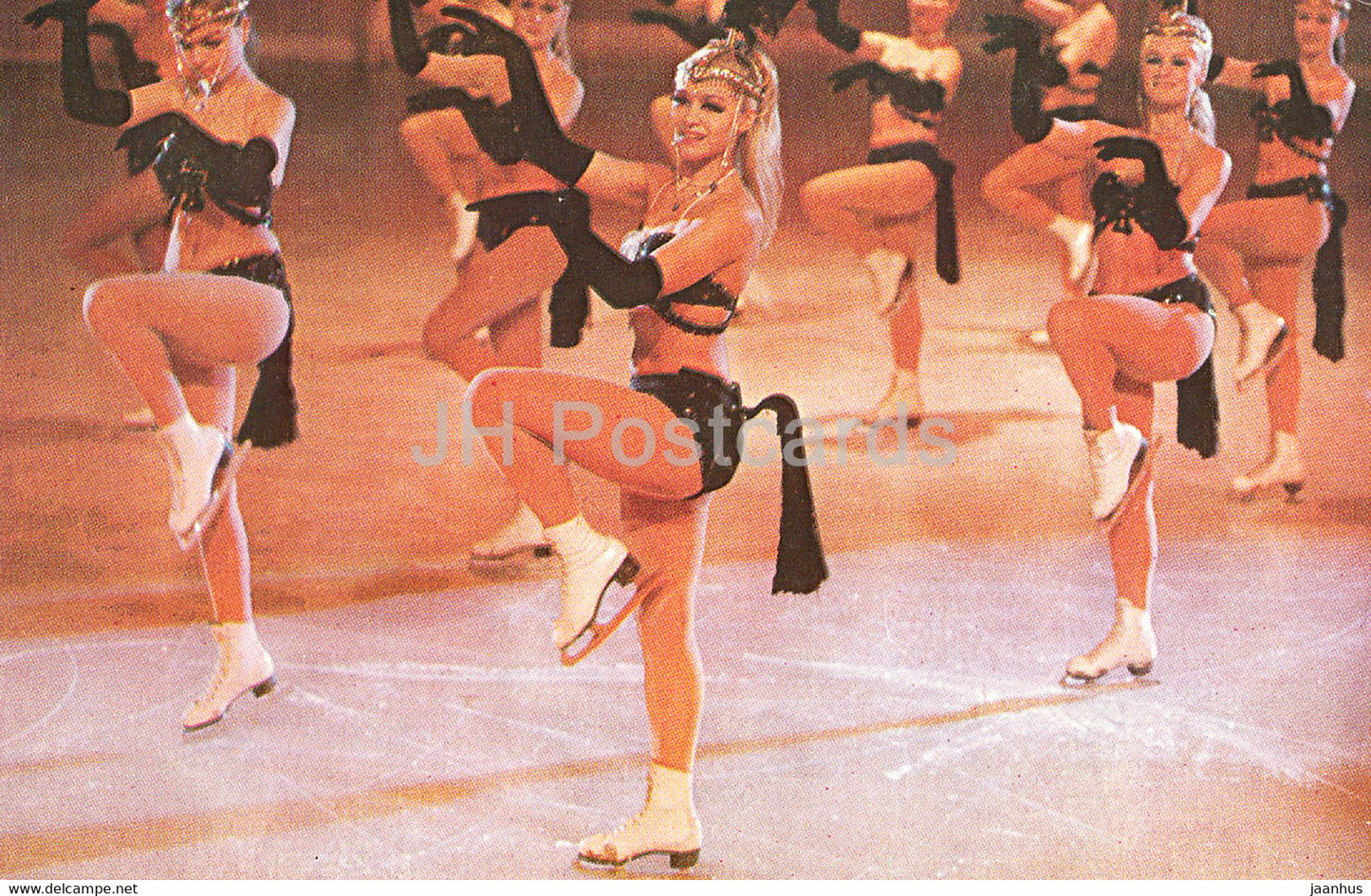 Moscow Ballet on Ice - Horses - figure skating - 1971 - Russia USSR - unused - JH Postcards