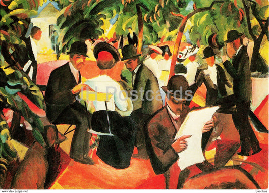 painting by Paul Gauguin - Ta Matete - The Market - French art - Germany - unused - JH Postcards