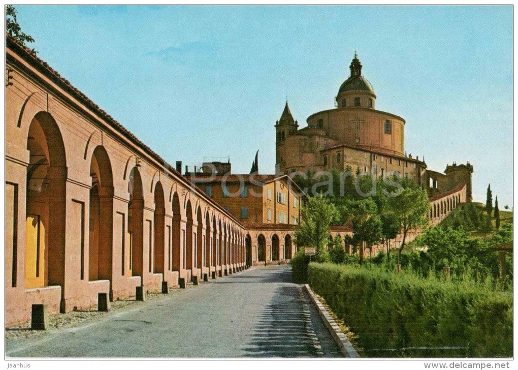 Santuario e portico della B.V. di S. Luca - sanctuary - Bologna - Emilia-Romagna - 6101 - Italia - Italy - unused - JH Postcards