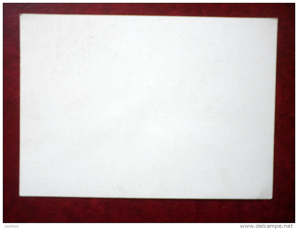 russian poet Vasily Zhukovsky - stationery card - 1983 - Russia USSR - unused - JH Postcards