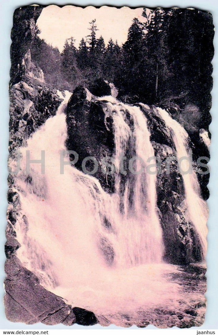 Cauterets - Cascade de Lutour - 58 - old postcard - France - used - JH Postcards