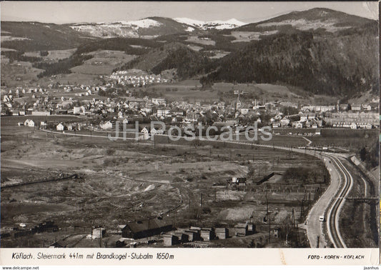 Koflach - Steiermark - 441 m mit Brandkogel Stubalm 1650 m - Austria - used - JH Postcards