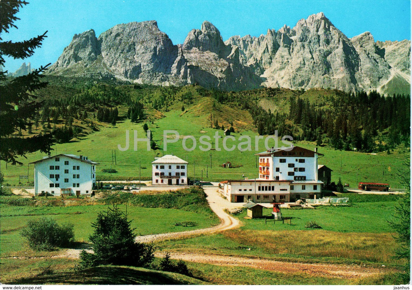 Dolomiti - Passo Monte Croce 1636 m - Kreuzbergpass - Italy - unused - JH Postcards