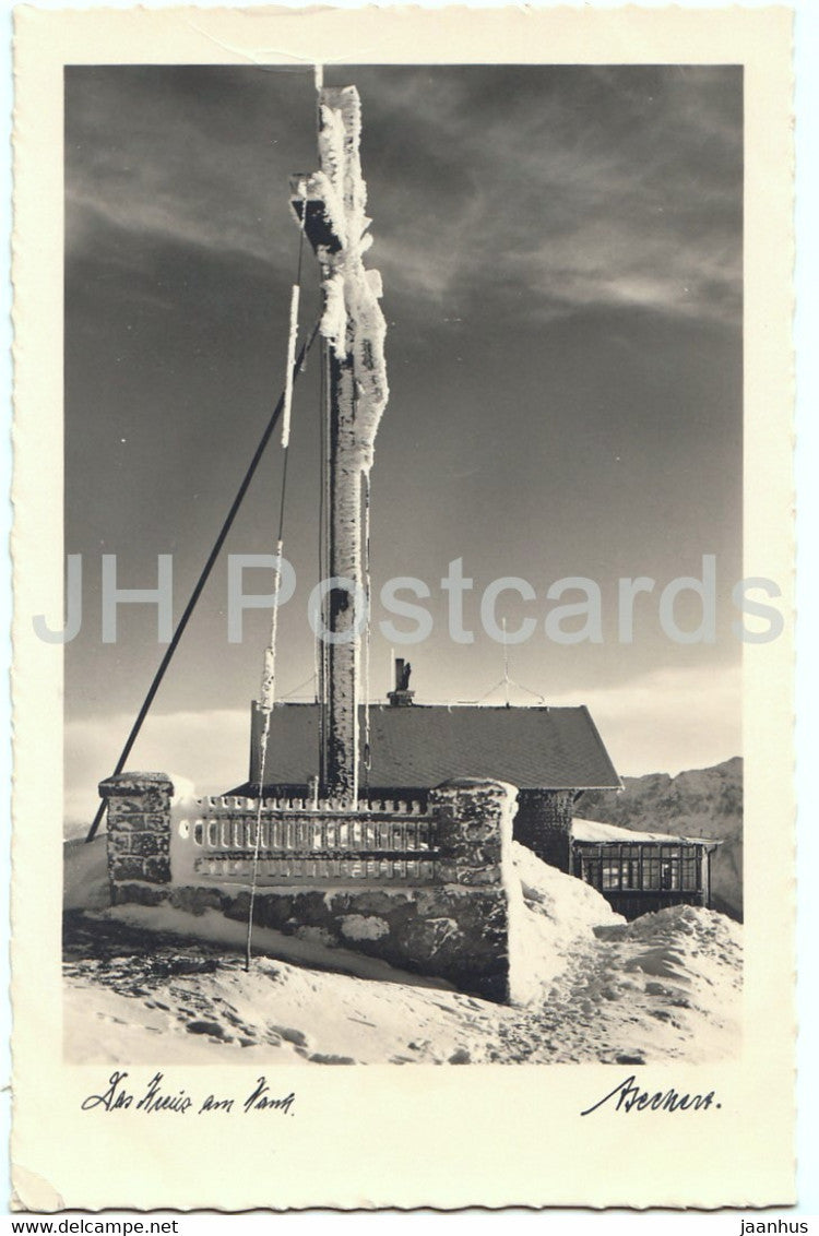 Beckert - mountain - old postcard - Germany - unused - JH Postcards
