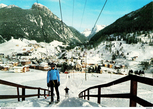 Moena invernale 1199 m - Dolomiti - Moena - skilift - alpine skiing - Italy - unused - JH Postcards